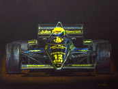 Lotus 97T, Ayrton Senna 